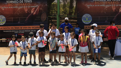Photo of Decenas de jóvenes tenistas participan de Interclub Vicuña-Paihuano